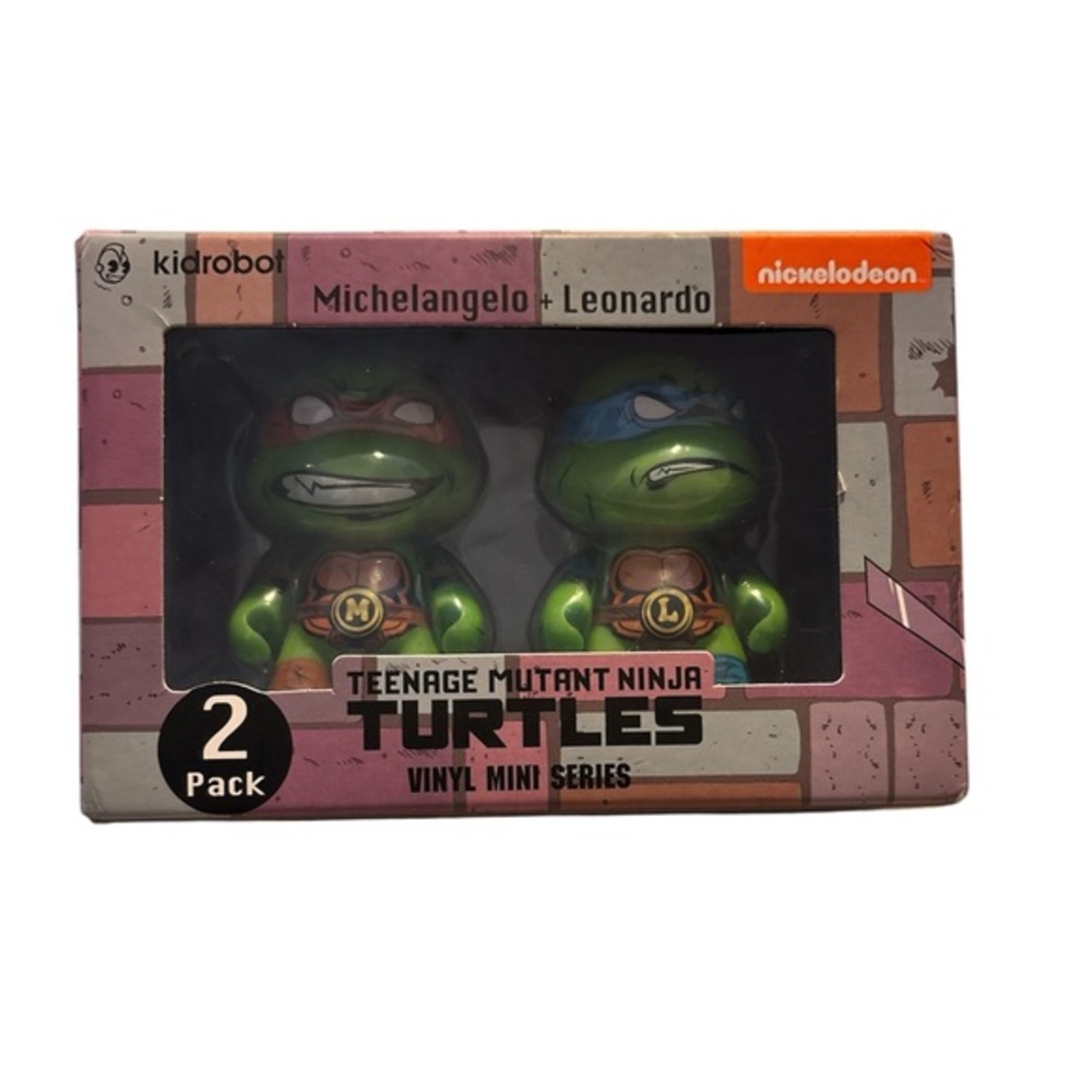 Kidrobot Teenage Mutant Ninja Turtles Vinyl Mini Series - 2 Pack